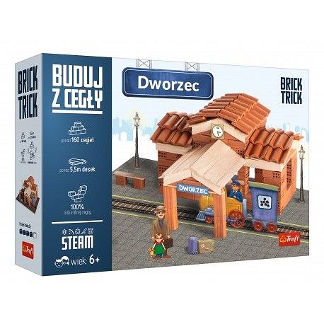 TREFL Brick Trick Buduj z cegły Dworzec 