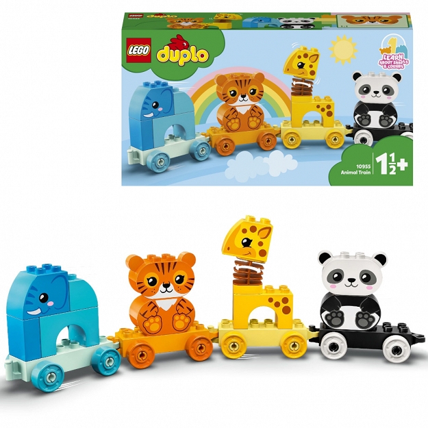 LEGO DUPLO Pociąg ze zwierzątkami 10955