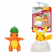 Pokemon Świąteczne Fig. Pikachu Charmander PKW2813