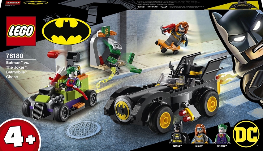 LEGO® Batman kontra Joker: pościg Batmobilem 76180