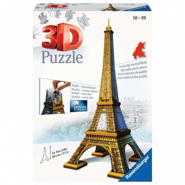 Ravensburger Puzzle 3D Wieża Eiffla 216 el. 125562