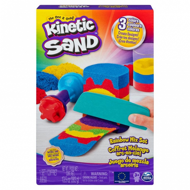 SM Kinetic Sand Zestaw Tęczowych narzędzi 6053691