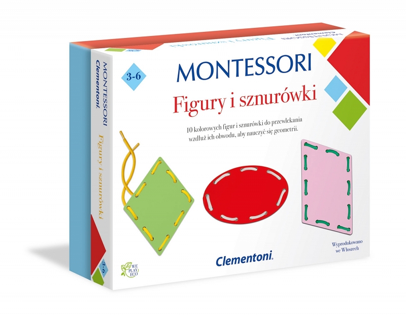 Clementoni Montessori figurki i sznurki 50079