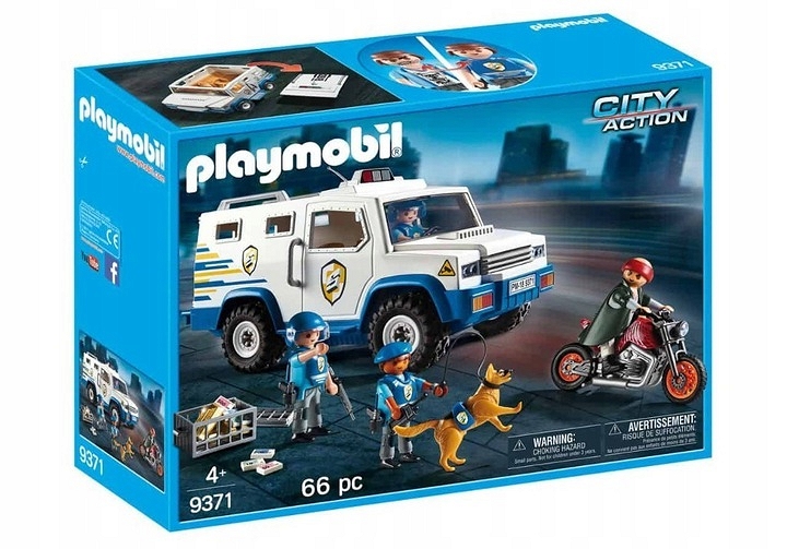 Playmobil 9371 Transporter pieniędzy 