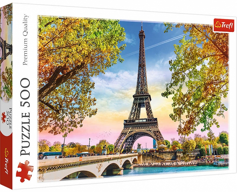 TREFL Puzzle 500 EL. Romantyczny Paryż 37330