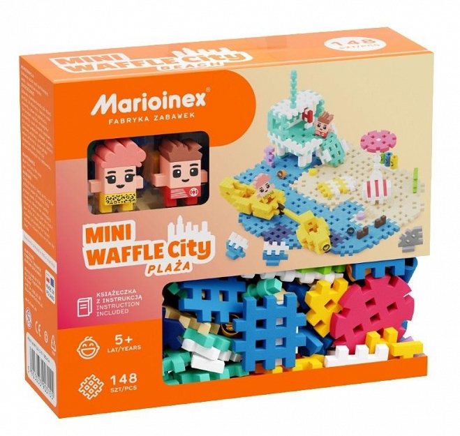 Marioinex Klocki wafle mini Plaża 148el. 03155