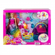 Mattel Barbie Księżniczka i jednorożec GTG01