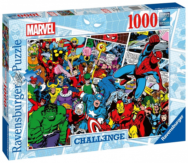 Ravensburger Puzzle 1000 el Challange Marvel 16562