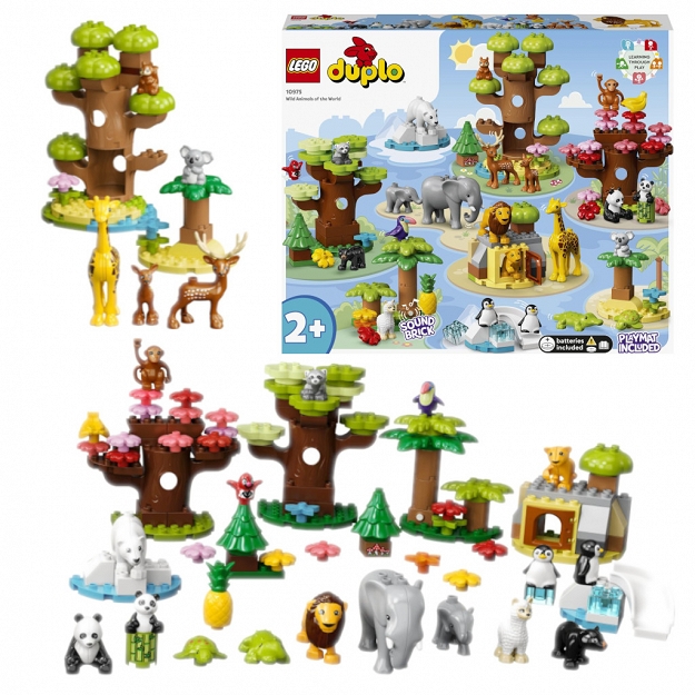 Lego Duplo Dzikie zwierzęta świata 10975