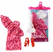 Barbie Ubranko dla lalki różowa sukienka GRC09