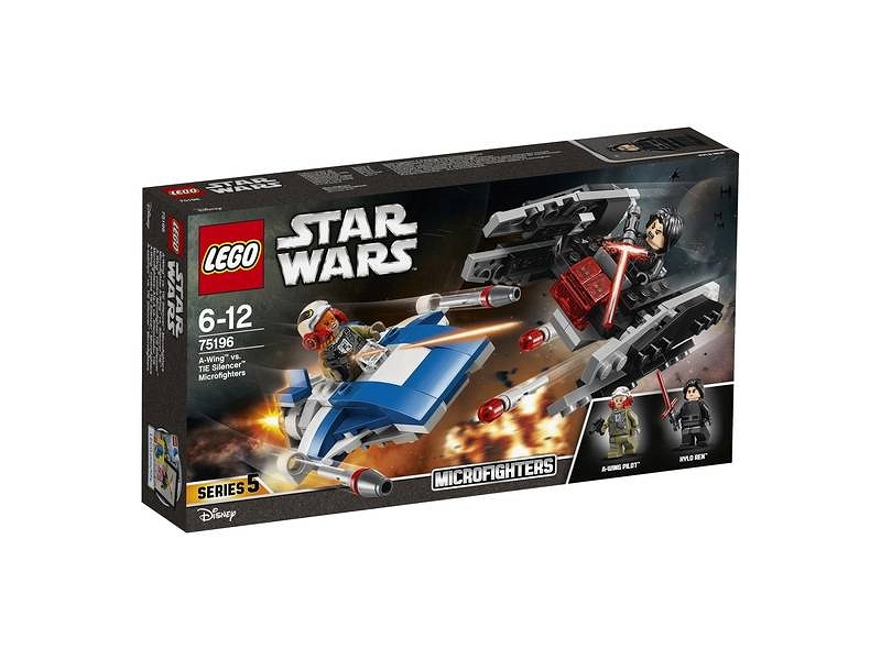 LEGO Star Wars A-Wing kontra Tie Silencer 75196