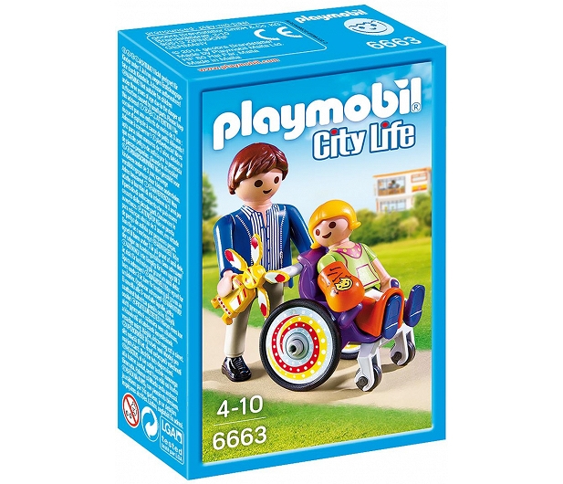 Playmobil 6663 Dziecko na wózku inwalidzkim