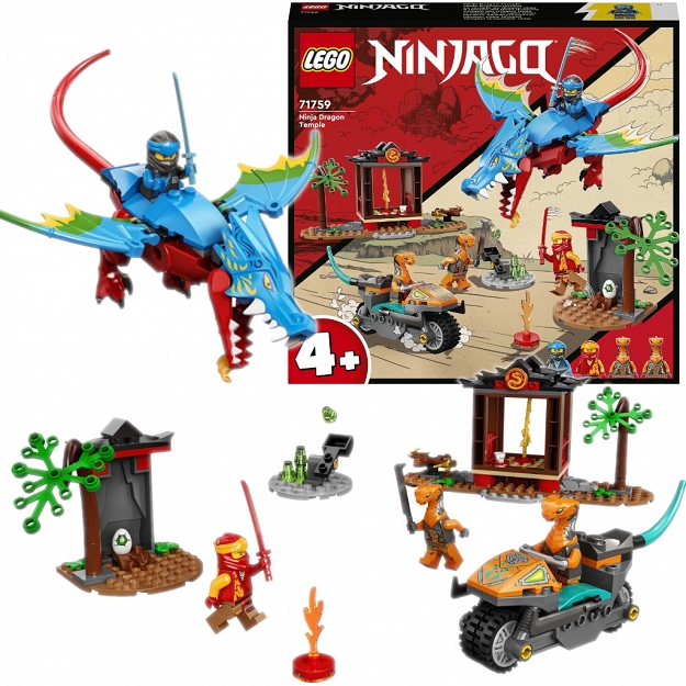 Lego Ninjago Świątynia ze smokiem ninja 71759