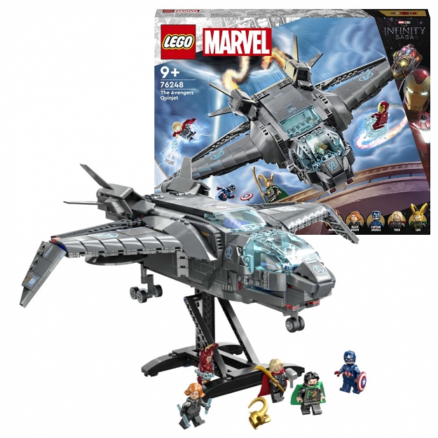 Lego Marvel Quinjet Avengersów 76248