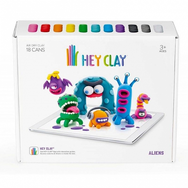 TM Toys Hey Clay Masa plastyczna Obcy HCLSE001
