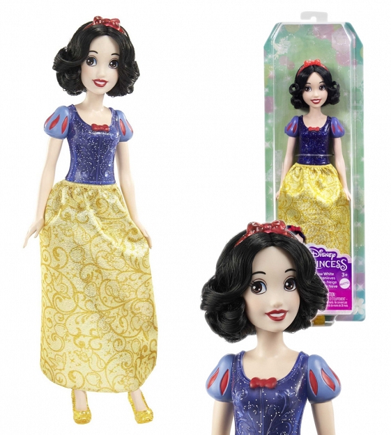 Mattel Disney Princess Lalka Śnieżka HLW02 HLW08