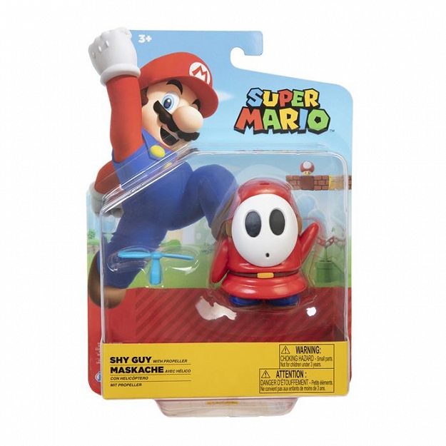 Super Mario Figurki 10cm Czerwony Shy Guy 40673