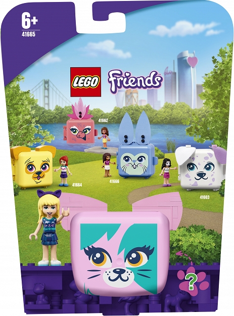 LEGO® FRIENDS Kostka Stephanie z kotem 41665