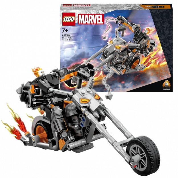 Lego Marvel Upiorny Jeździec - mech i motor 76245