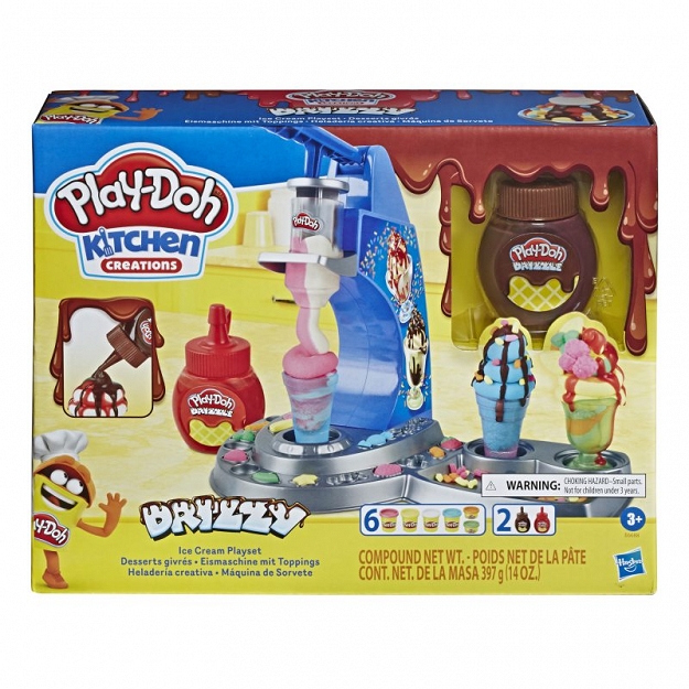 Hasbro PlayDoh Tęczowa lodziarnia E6688