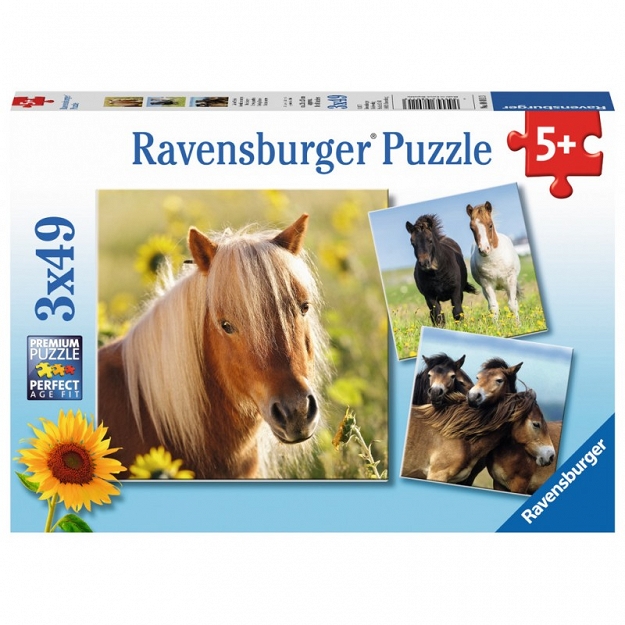 Ravensburger Kochane konie 3x49el. 080113
