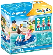 Playmobil 70112 Chłopiec z oponą do pływania