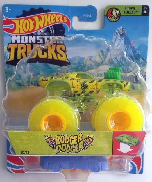 Mattel HW Monster Truck Rodger Dodger FYJ44 GWK07