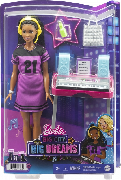 Mattel Barbie Big City Lalka+Zestaw GYG40