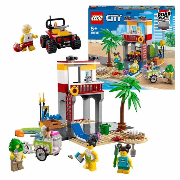 Lego My City Stanowisko ratownicze na plaży 60328