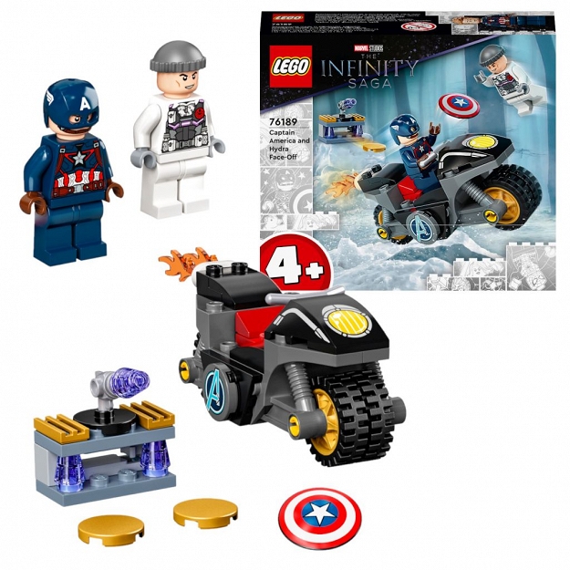 LEGO Marvel Kapitan Ameryka i pojed. z Hydrą 76189