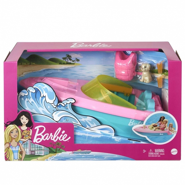 Mattel Barbie Motorówka GRG29