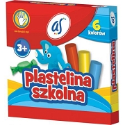 Plastelina 6 kol.szk. AS